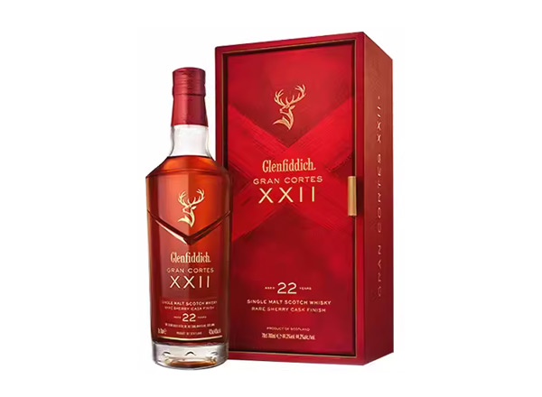 本溪回收格兰菲迪22年璀璨珍藏版威士忌700ml礼盒装Glenfiddich XXII苏格兰威士忌