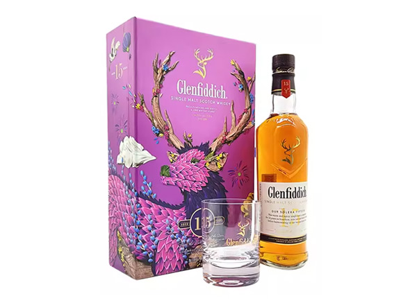 本溪收购格兰菲迪15年威士忌福鹿礼盒装Glenfiddich苏格兰威士忌700ml上门回收