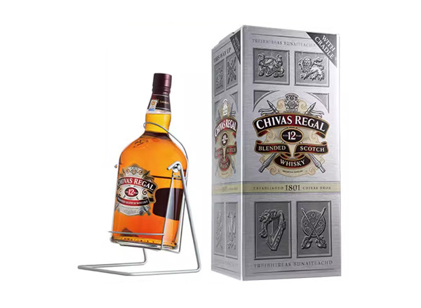 本溪芝华士12年威士忌回收4500ml 9斤装4.5L进口Chivas Regal洋酒礼盒
