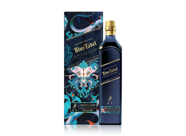 本溪尊尼获加蓝牌威士忌回收Johnnie Walker蟠龙献瑞龙年特别版约翰走路750ml春节限量版