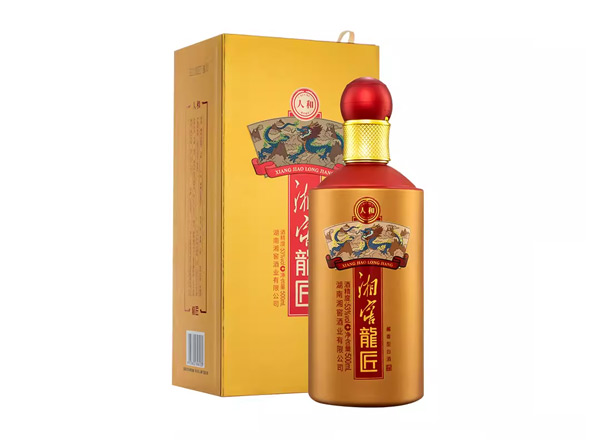 本溪回收湘窖龍匠人和酱香型白酒53度500ml礼盒湘窖酒龙匠人和收购