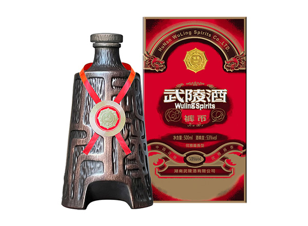 本溪回收武陵酒裤币53度酱香型白酒500ml/1L礼盒装裤币武陵酒收购