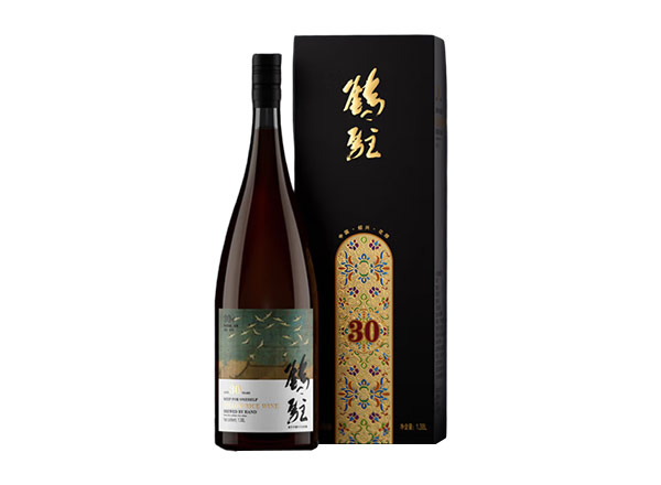 本溪鹤驻新花雕回收鹤驻30年瑞鹤图黄酒