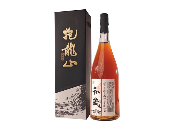 本溪抱龙山黄酒回收抱龙山私藏30年陈酿1.38L礼盒装绍兴花雕酒