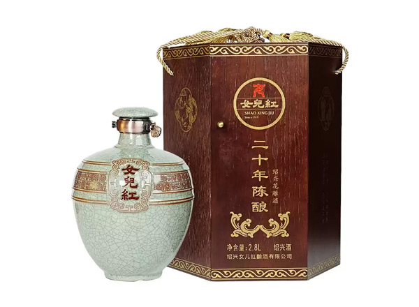 本溪女儿红绍兴黄酒回收女儿红二十年陈酿20年花雕酒2.8L坛装礼盒