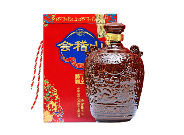 本溪回收会稽山二十年黄酒陶坛20年陈酿2.5L花雕酒