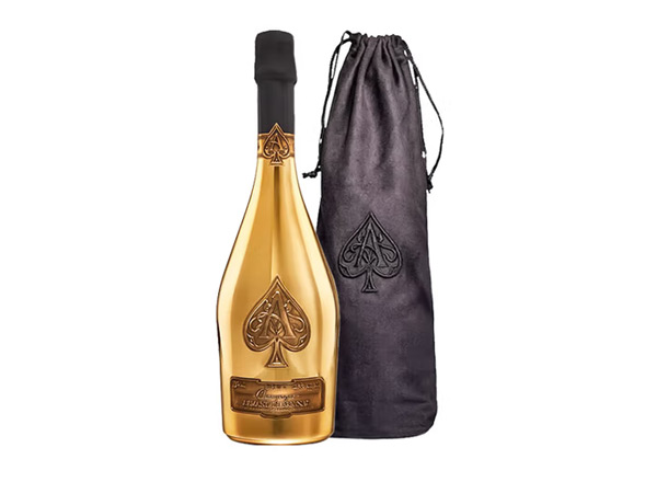 本溪黑桃A香槟回收黑桃A黄金香槟金色瓶Armand de Brignac Brut
