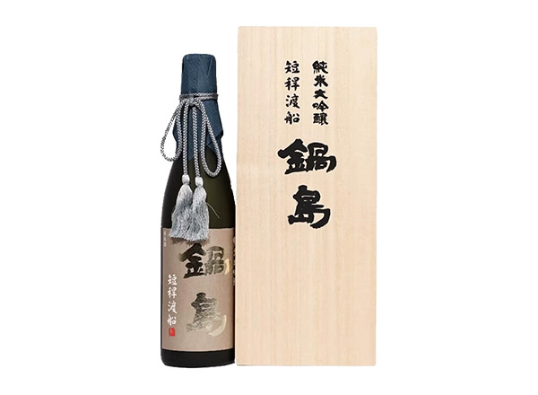 本溪锅岛清酒回收锅岛短杆渡船纯米大吟酿40%精米步合日本清酒