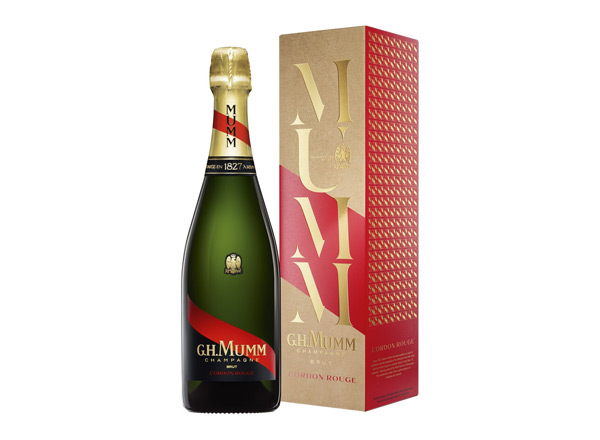 本溪玛姆香槟回收风尚版玛姆红带香槟起泡酒G.H. Mumm Cordon Rouge Brut